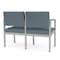 Lesro Lenox 2 Seat Tandem Seating W/ Arm, 43.5 in W 24.5 in L 32 in H LS2103 - alternate 2